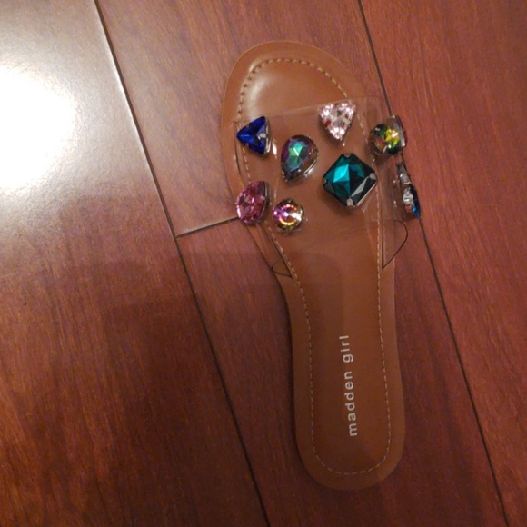 STEVE MADDEN Jeweled Sandals - Picture 5 of 6